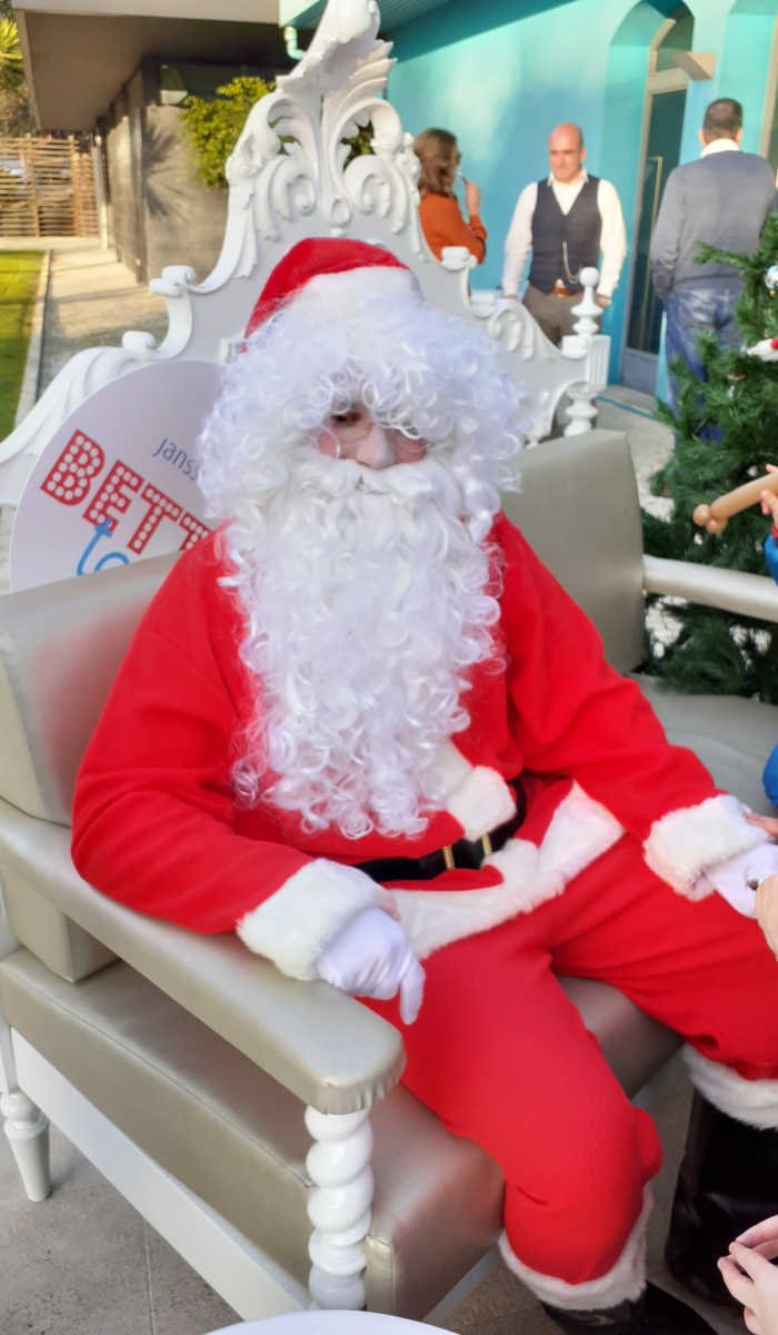 festas com o pai natal